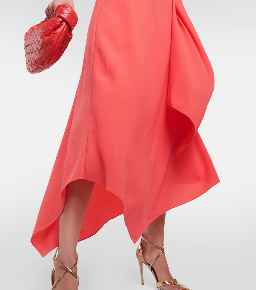 Roksanda Pascale cape-detail crêpe maxi dress