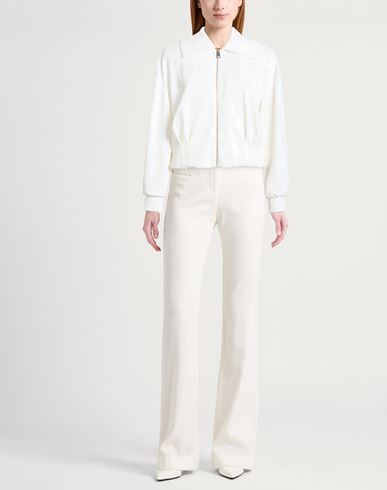 Woman Jacket Ivory Size 6 Polyester