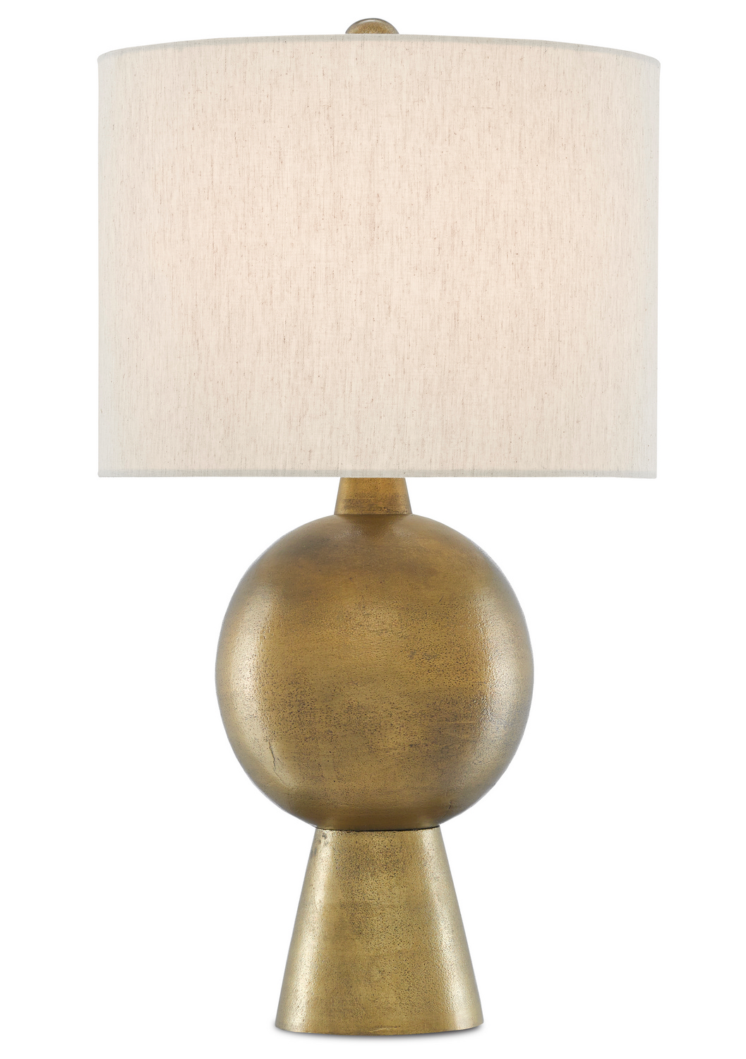 Antique Brass One Light Table Lamp from the Rami Collection