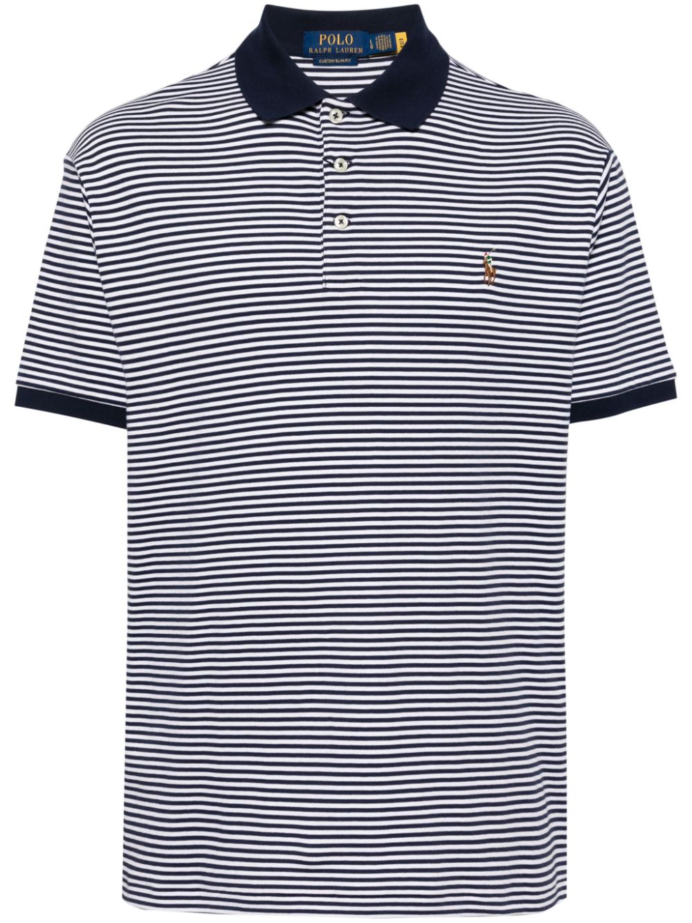 Polo Pony striped polo shirt - Blue