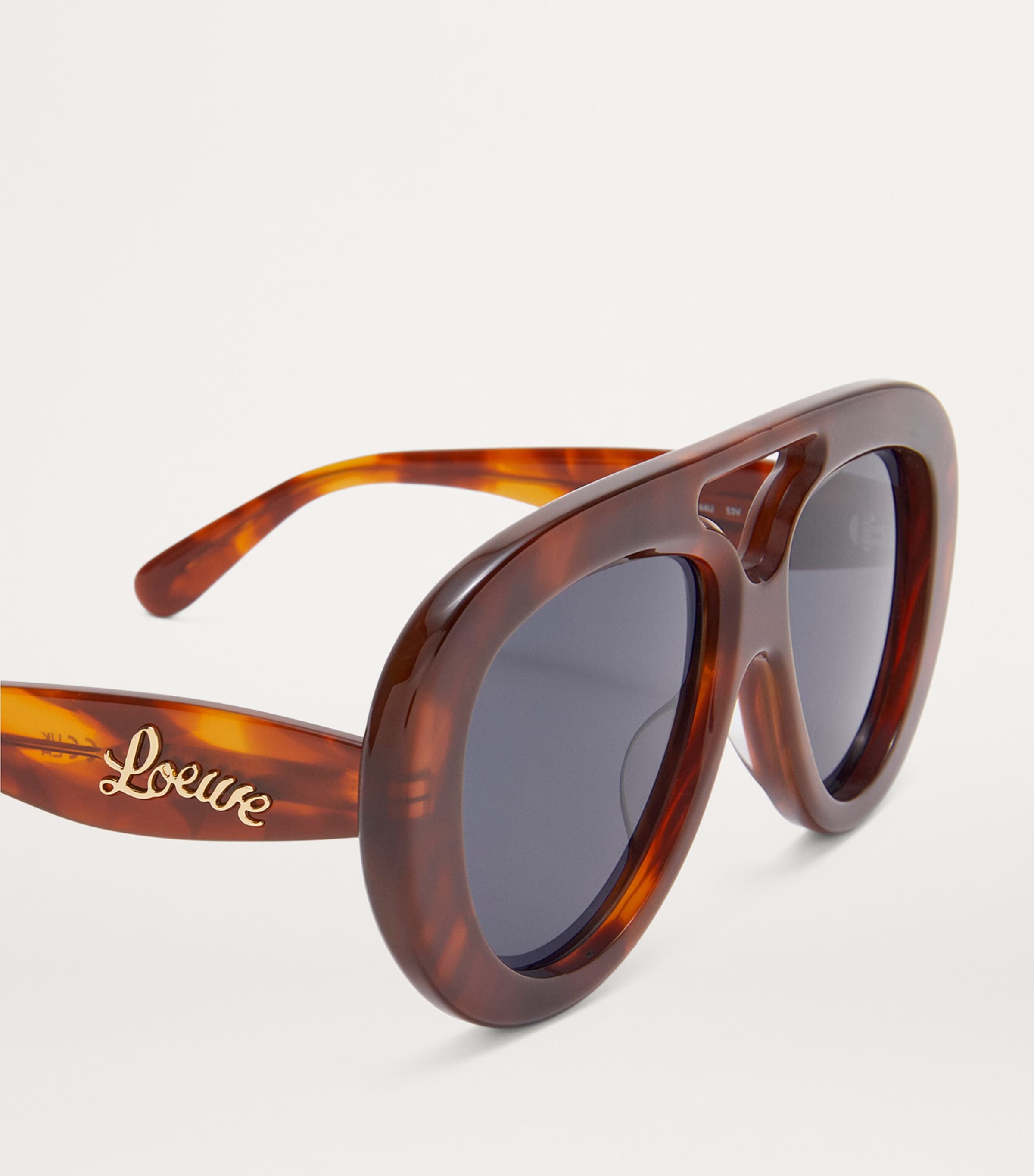 Round Spoiler Aviator Sunglasses