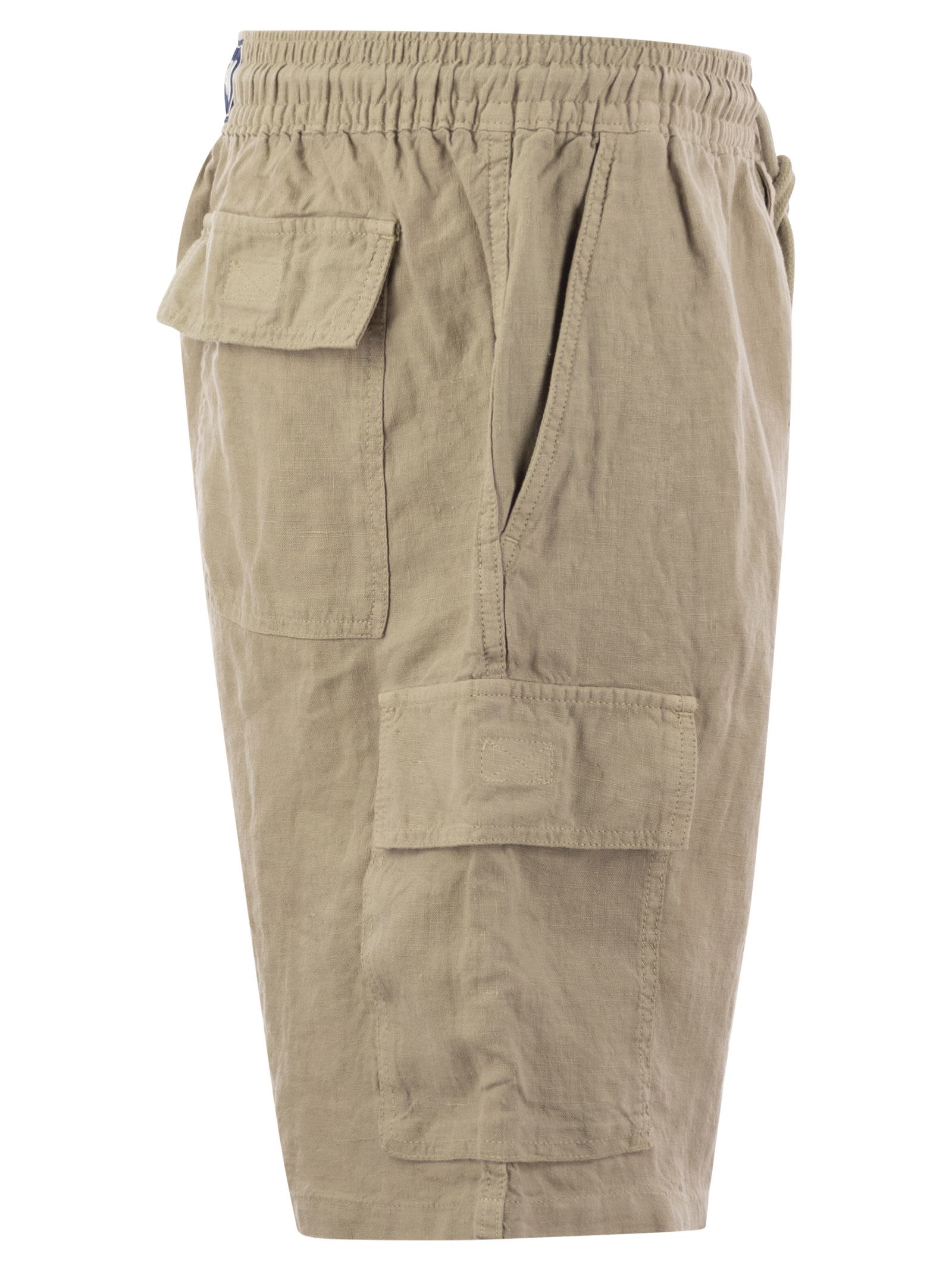 Vilebrequin Linen Cargo Bermuda Short