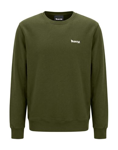 Man Sweatshirt Military green Size L Cotton