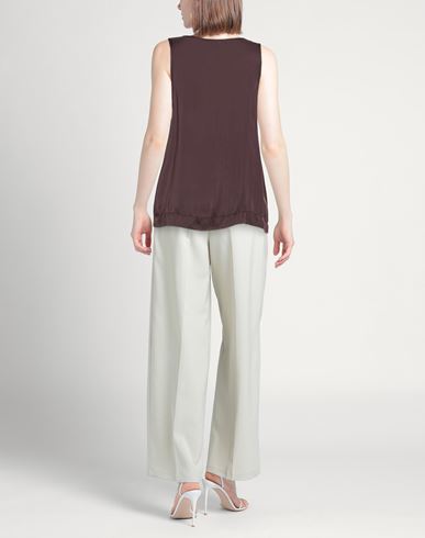 Même Road Woman Top Dark purple Size 10 Viscose