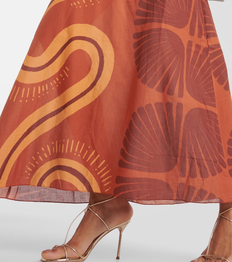 Johanna Ortiz Cotton maxi dress
