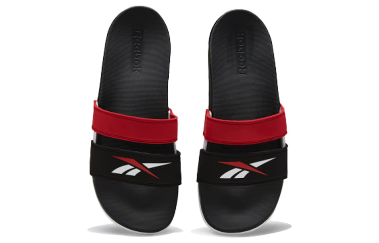 DS Comfort Black Red Slippers 'Black Red'