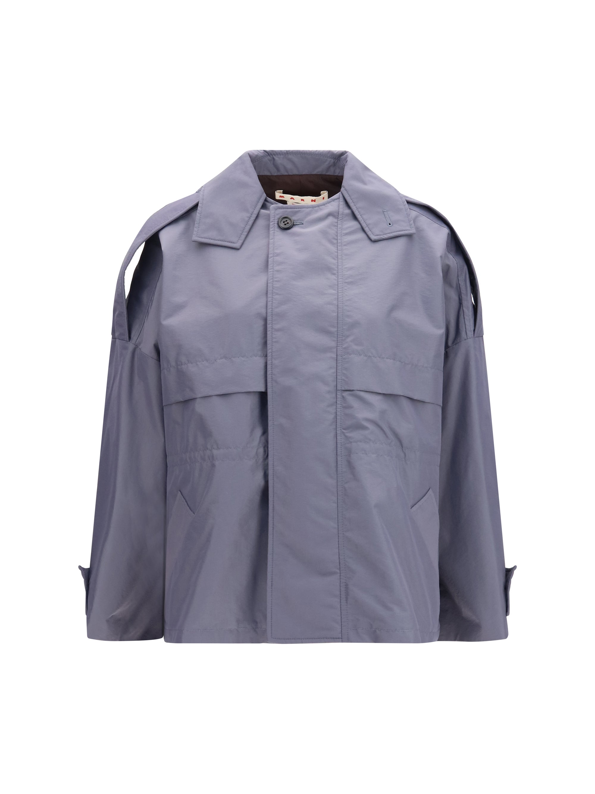 Nylon Utility Jacket — Gray