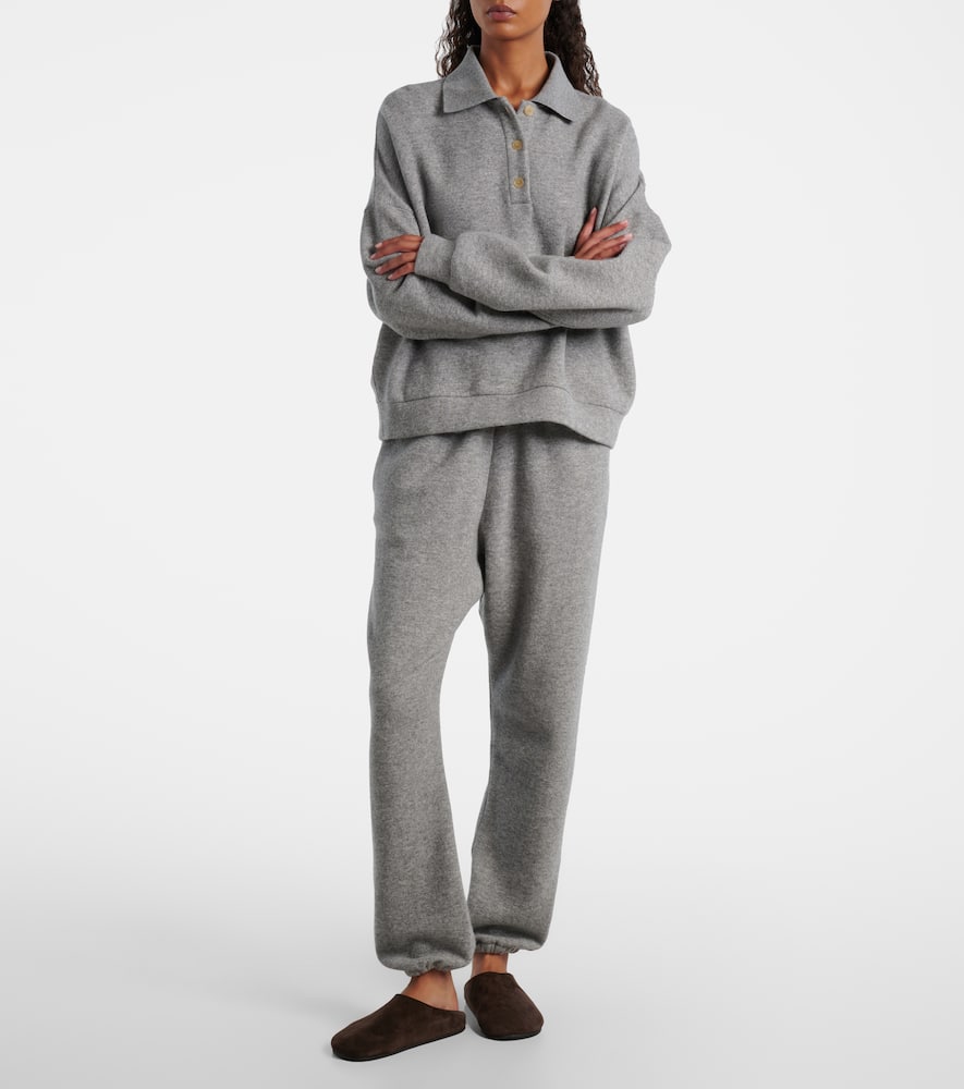 Teo cashmere and cotton sweatpants