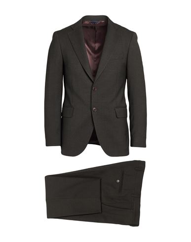 Man Suit Charcoal Size 36 Polyester, Wool, Elastane