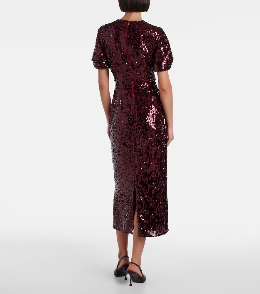 Sequined midi dress