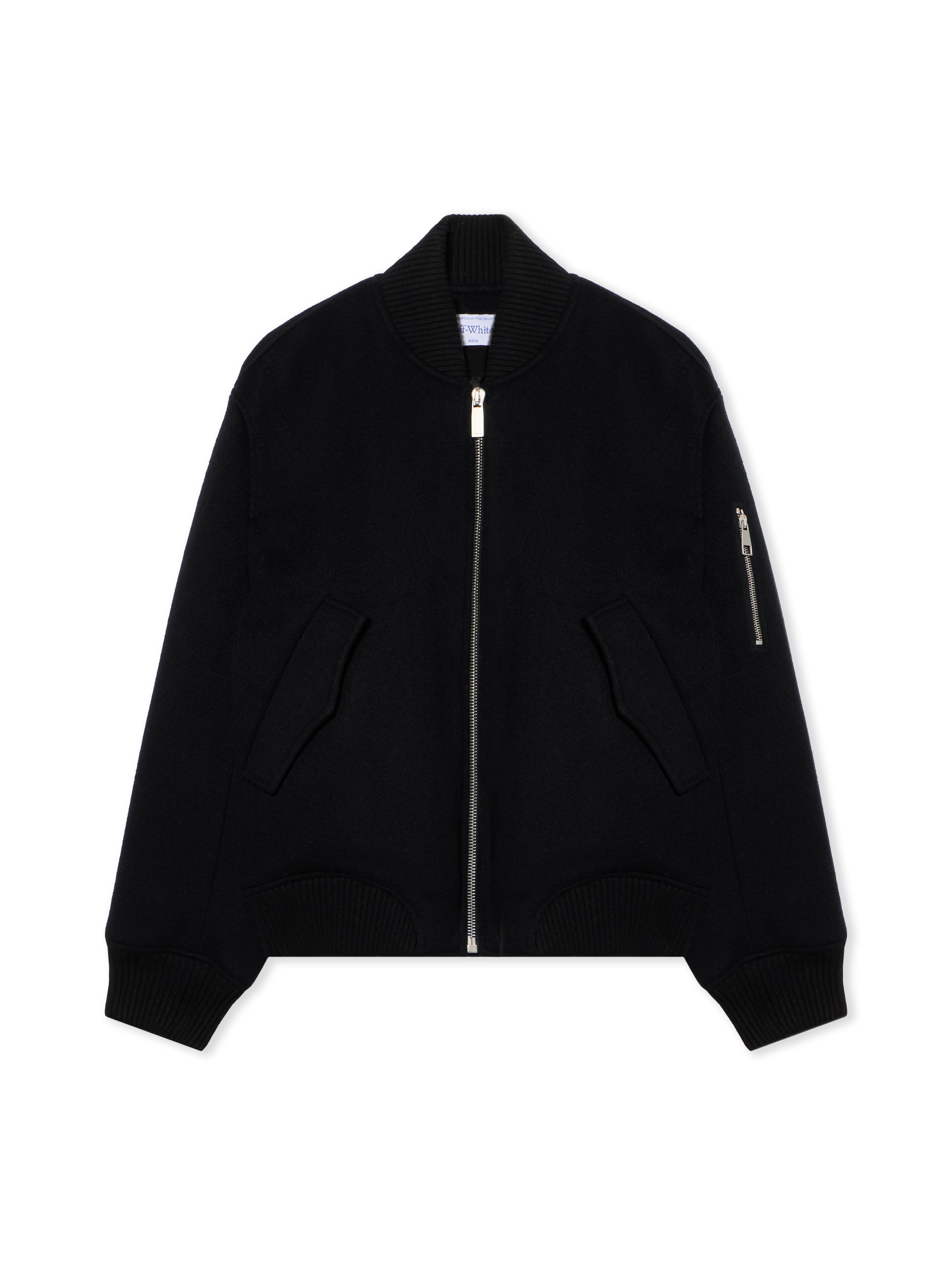 Quote Bomber Jacket - Female Outerwear Black