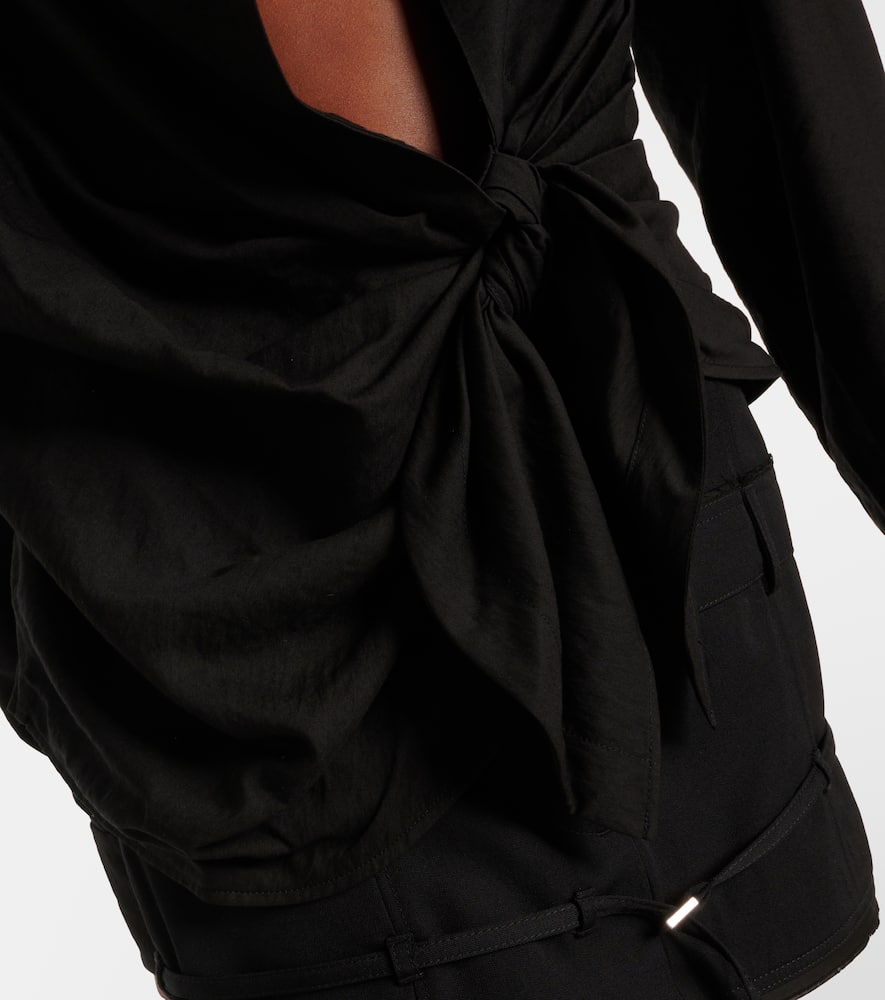 La Chemise Bahia tie-detail top