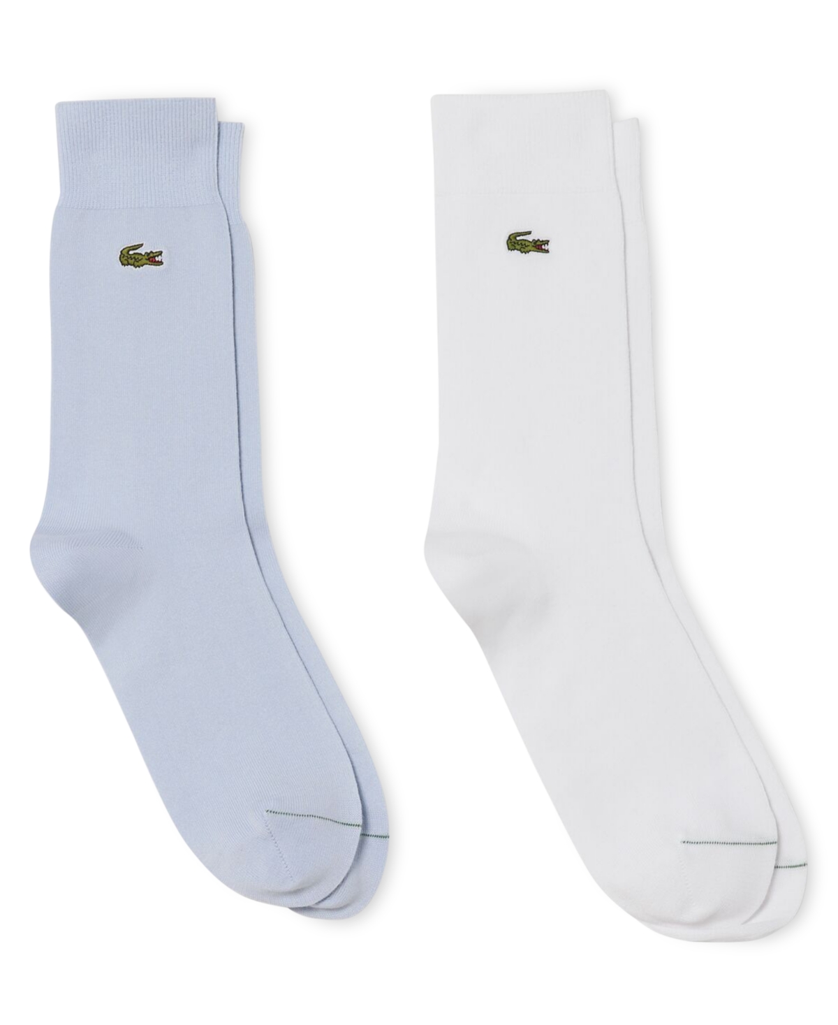 Men's High Height Crew Socks, 2-Pack - White/Phoenix Blue