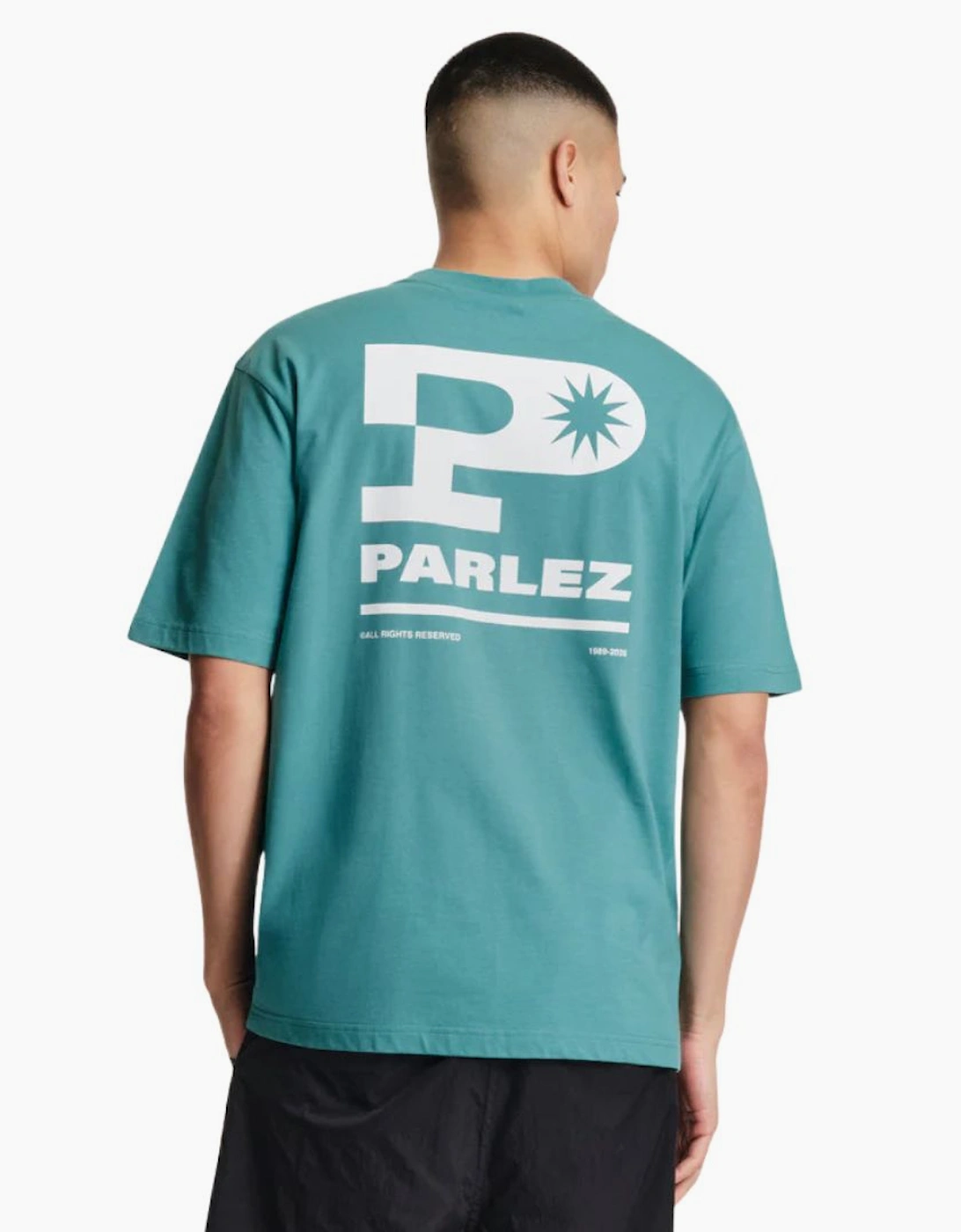 Men's Parlez Complex Leaf T-Shirt - Blue