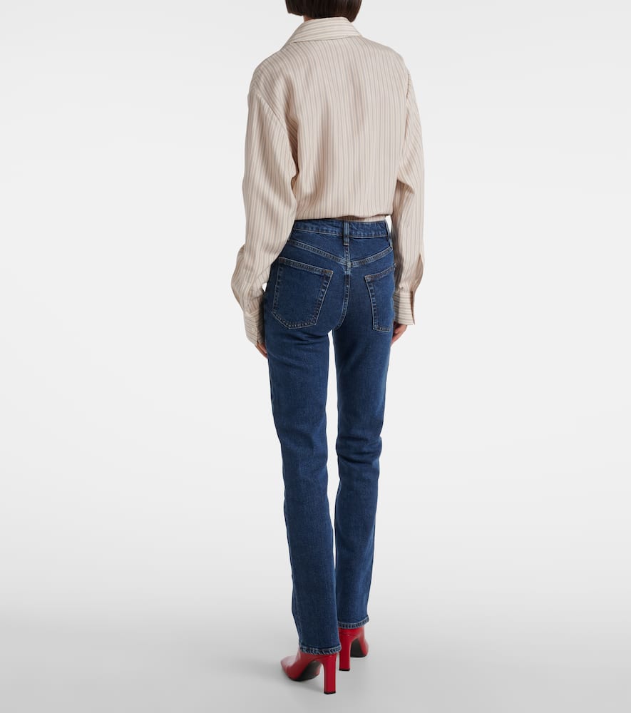 Ruler high-rise slim jeans
