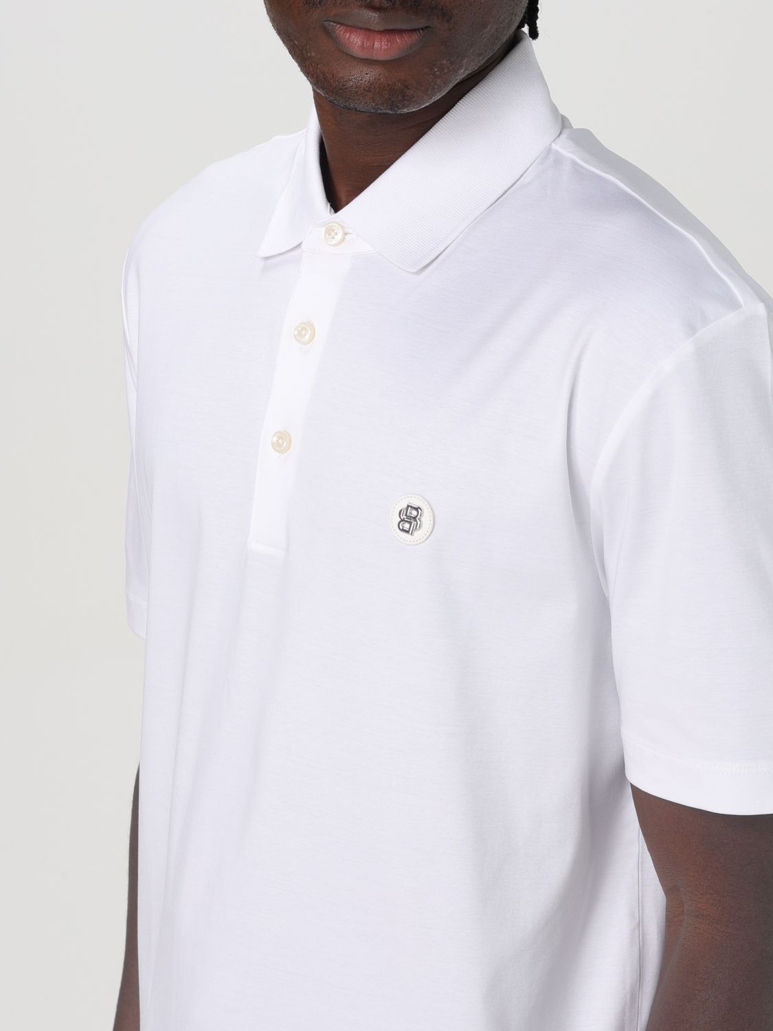 Polo Shirt Men color White