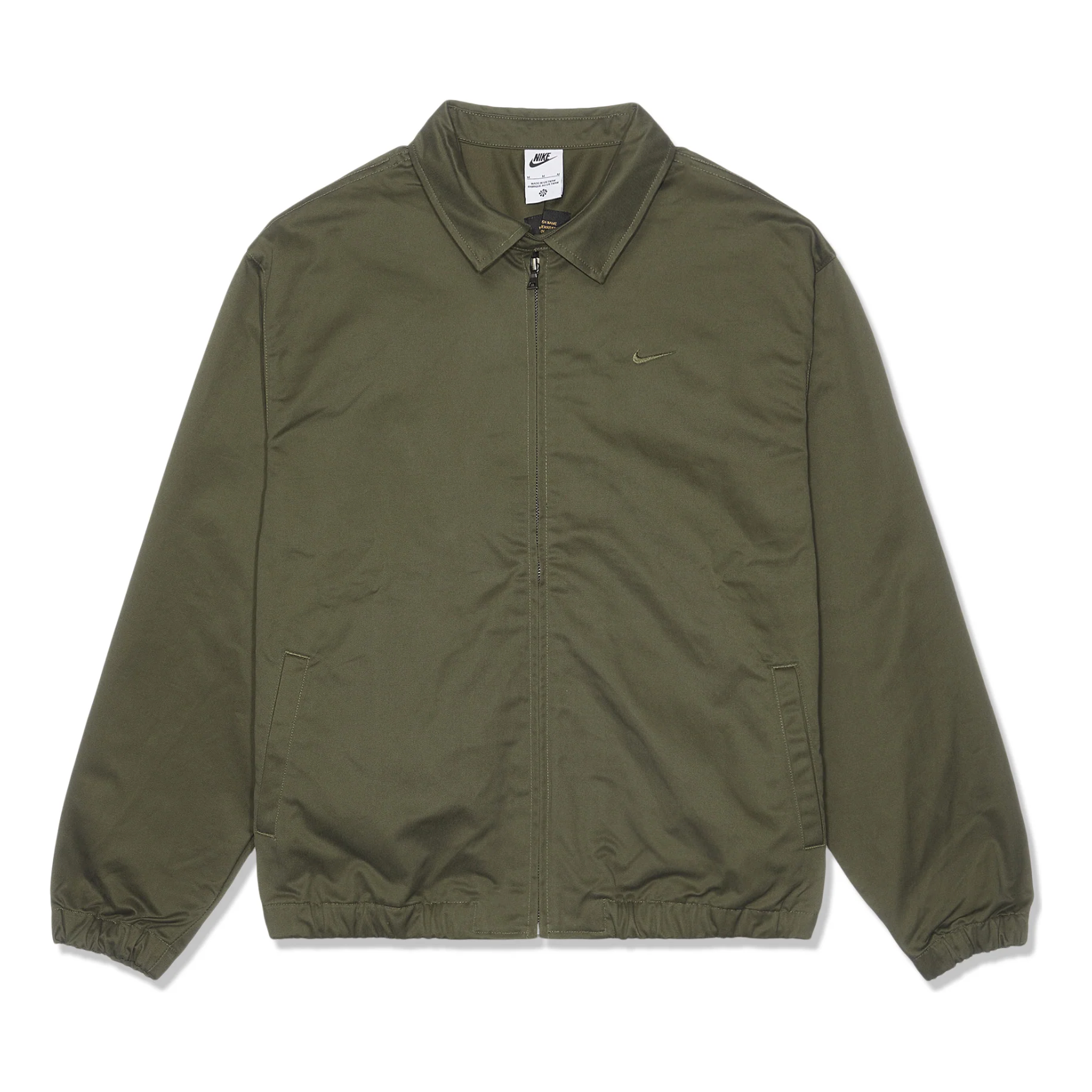 Woven Harrington Jacket 'Cargo Khaki'