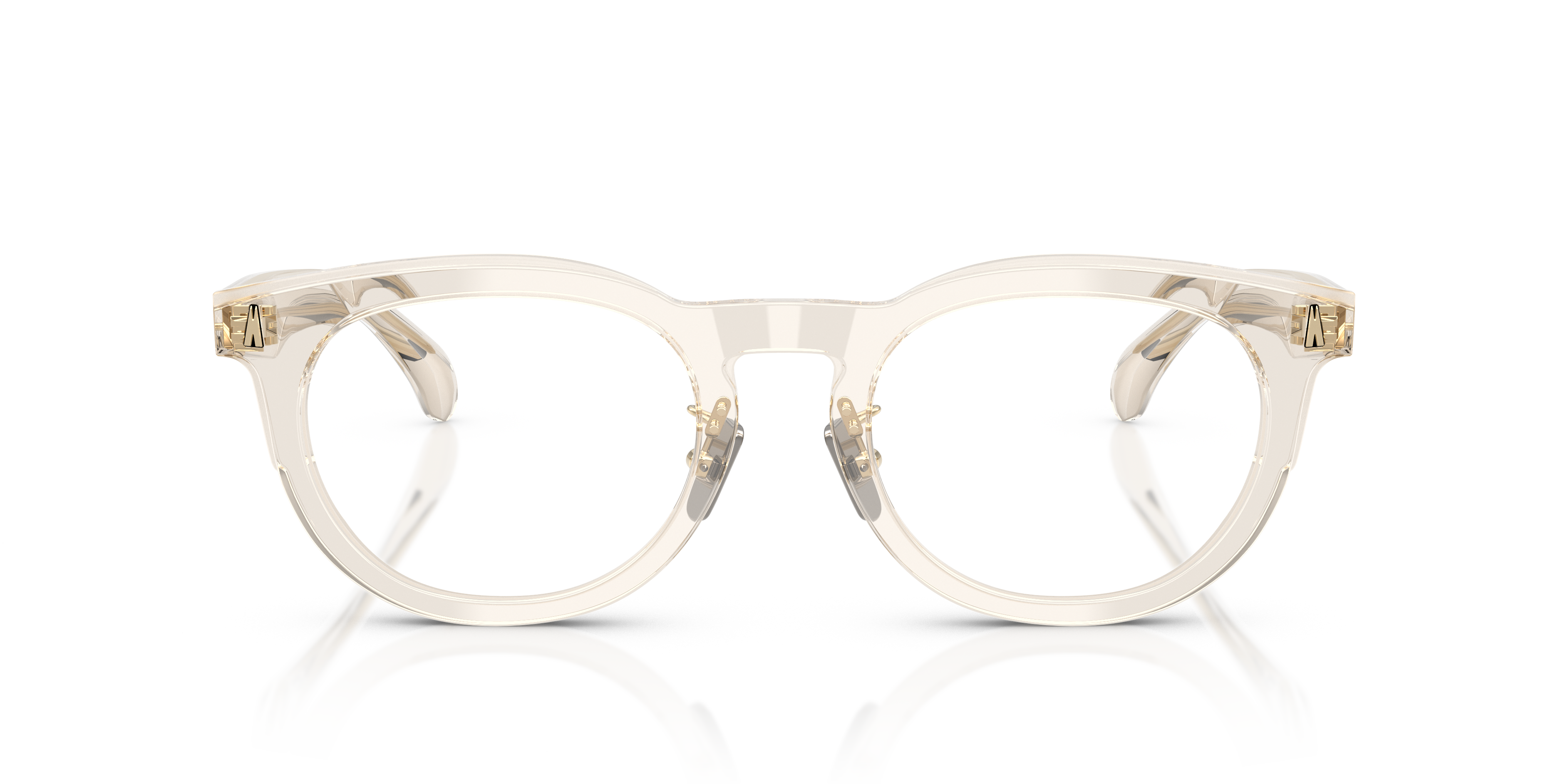 Moncler Unisex Moncler ME2004D 3003 Monturas ópticas Acetato Blanco Transparente Pantos Norma