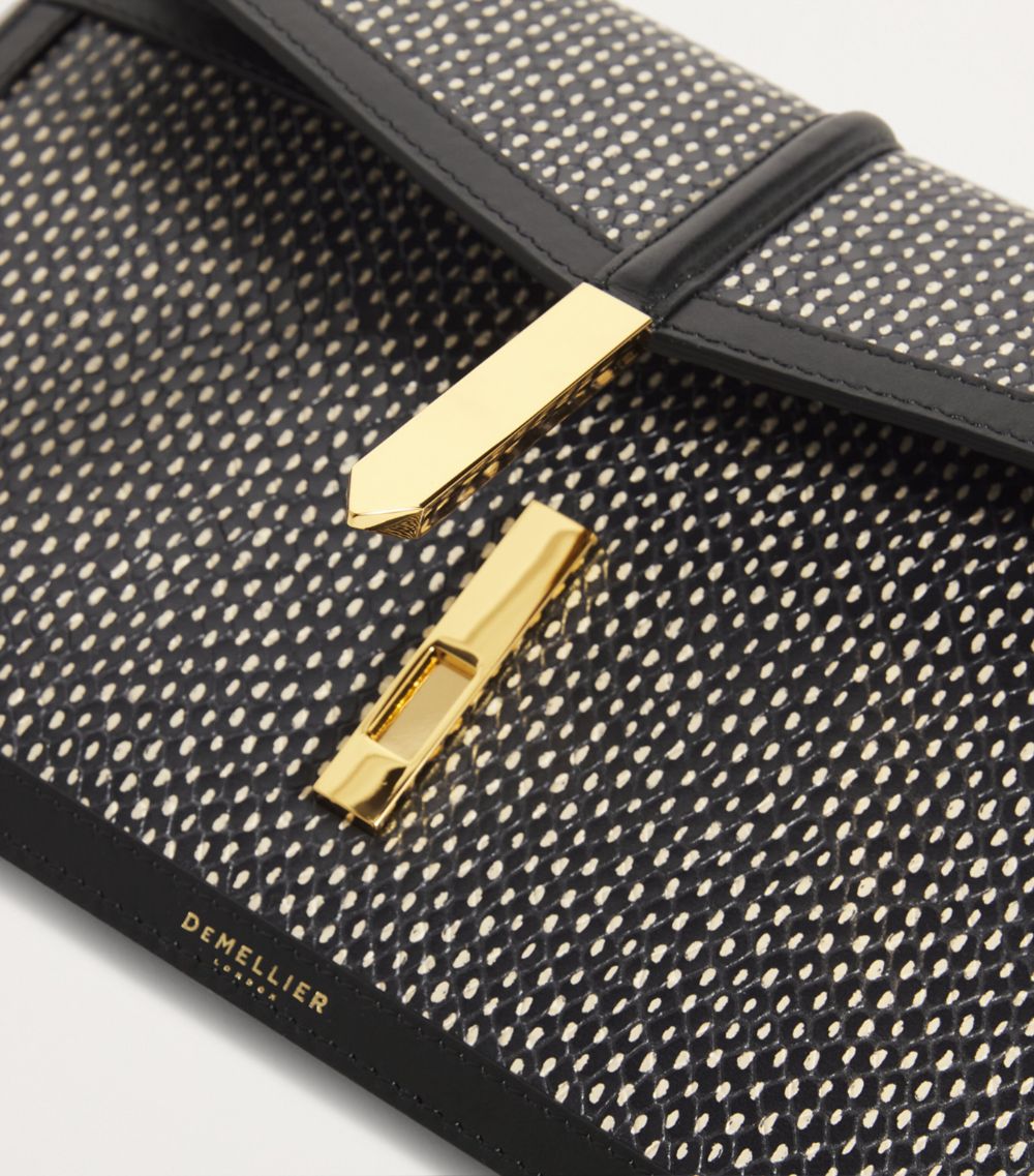 Snakeskin Tokyo Clutch Bag