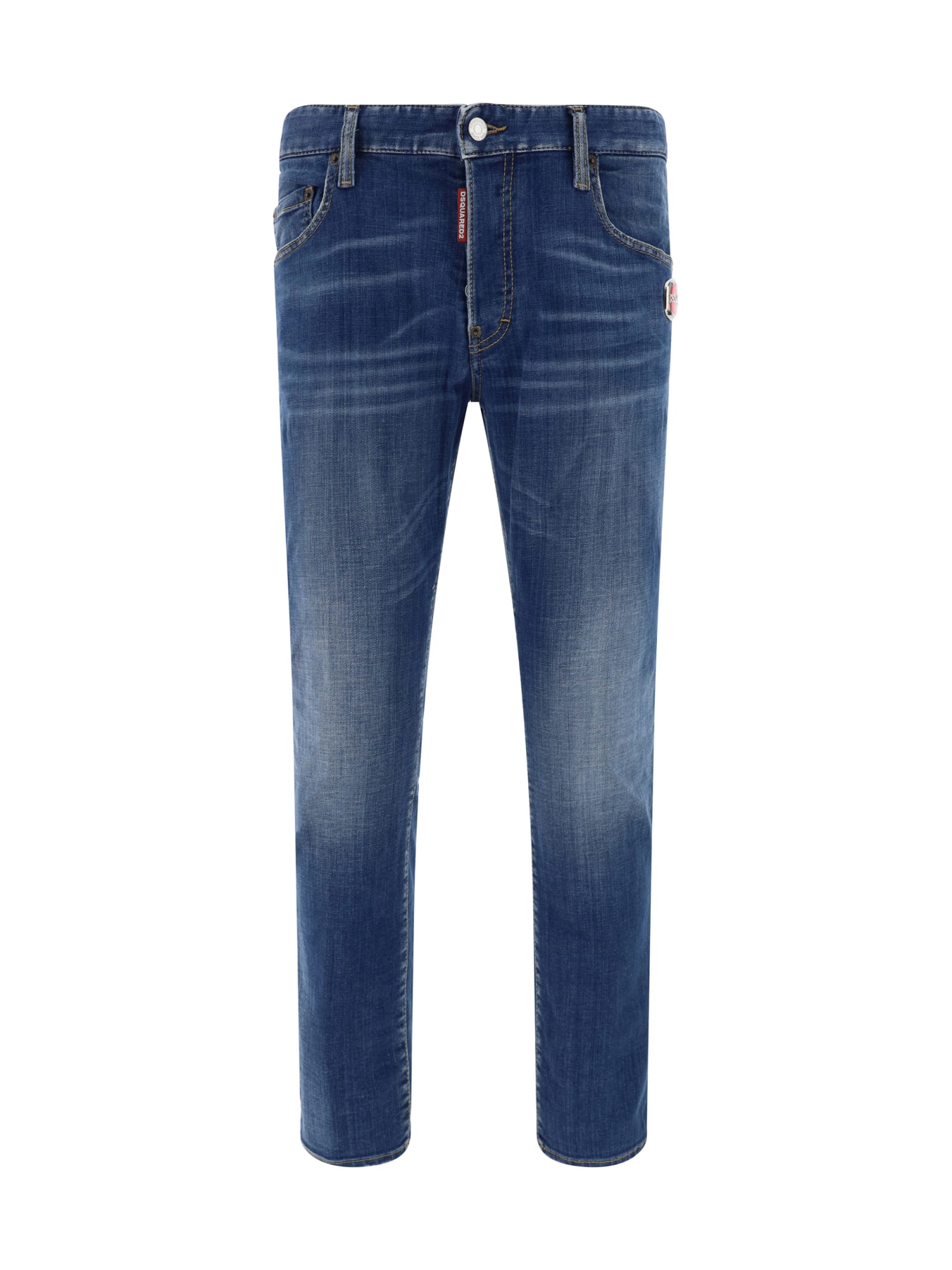 -Skater Jeans Blu-Uomo