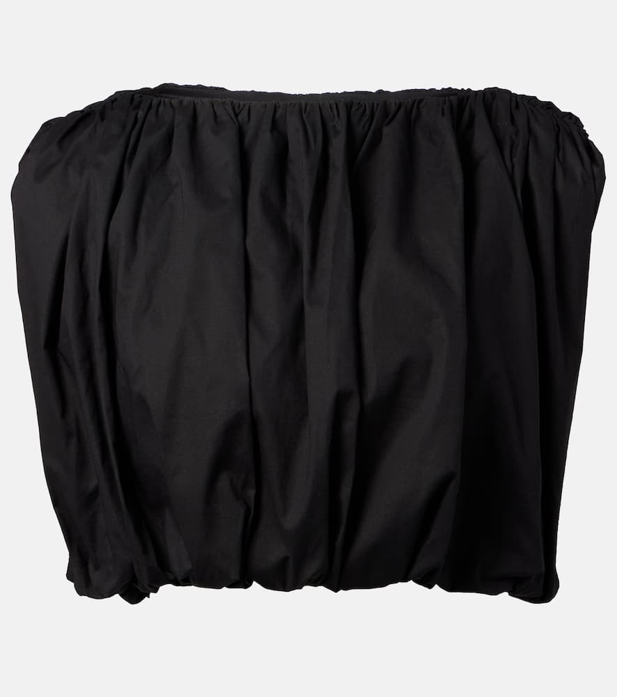Inamorata cotton-blend crop top