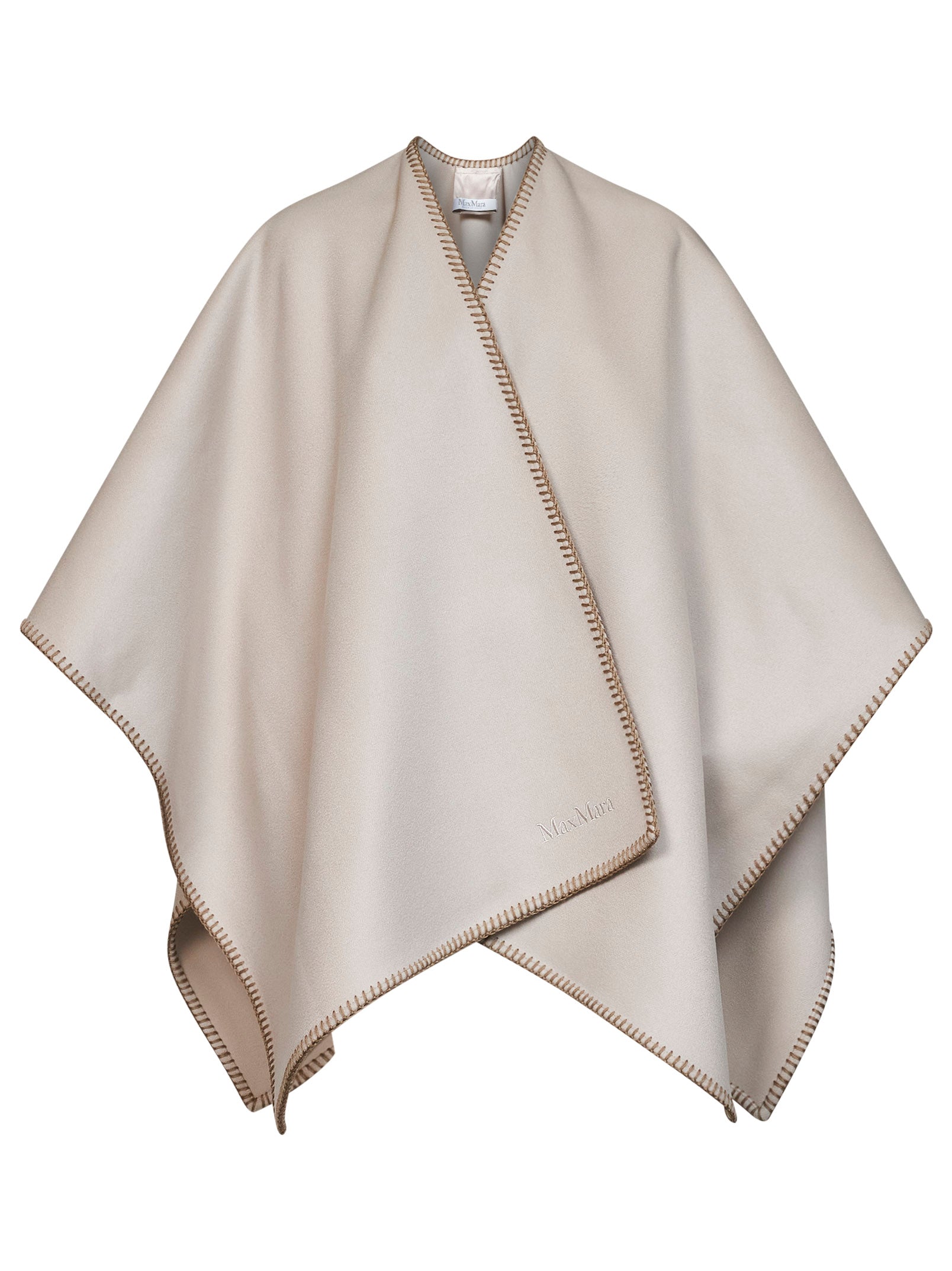 | Sand wool COLOMBA belted cape | Women | PZ