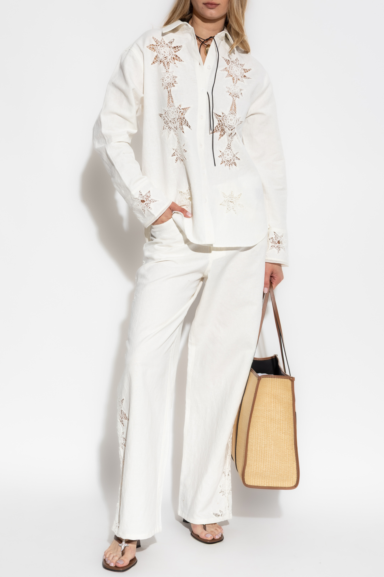 Elfy Trousers, Women's, White