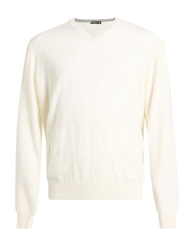 Man Sweater White Size M Merino Wool, Viscose, Nylon, Cashmere