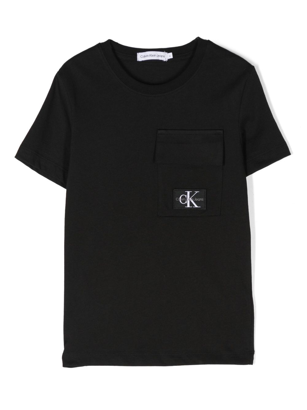 Logo-patch flap-pocket T-shirt - Green