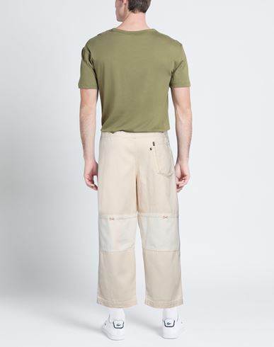 Man Jeans Ivory Size 32 Cotton