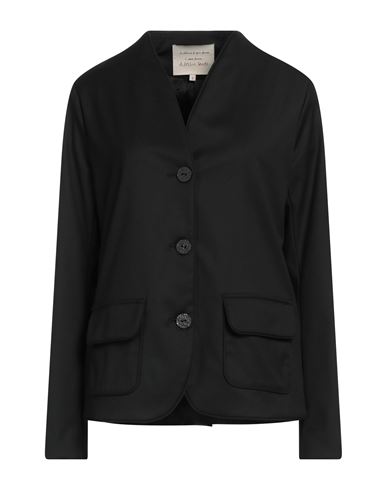 Woman Blazer Black Size 10 Polyester, Viscose, Elastane