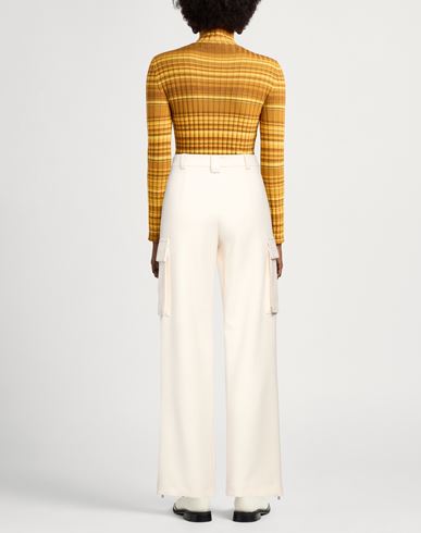 Woman Pants Ivory Size 2 Polyester, Viscose, Elastane