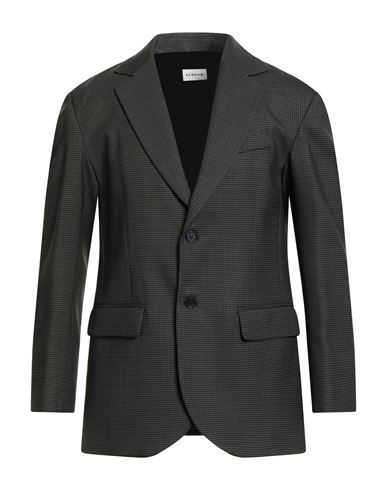 P. a.r. o.s. h. Man Blazer Military green Size S Virgin Wool, Elastane