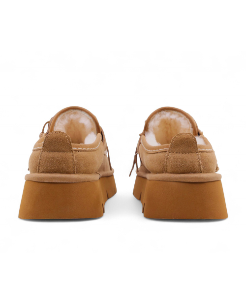 Songe Songe x Native Tassel Natural Wool Clog Chestnut