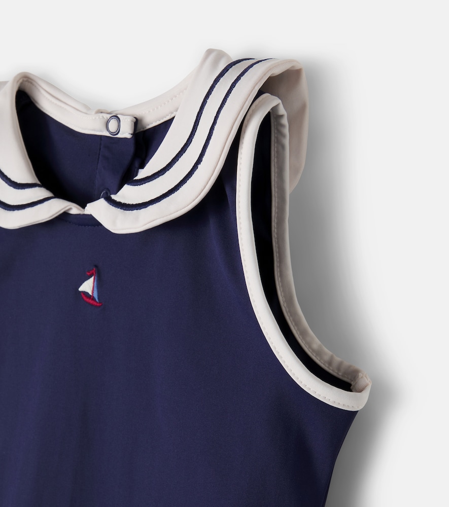 Embroidered swimsuit