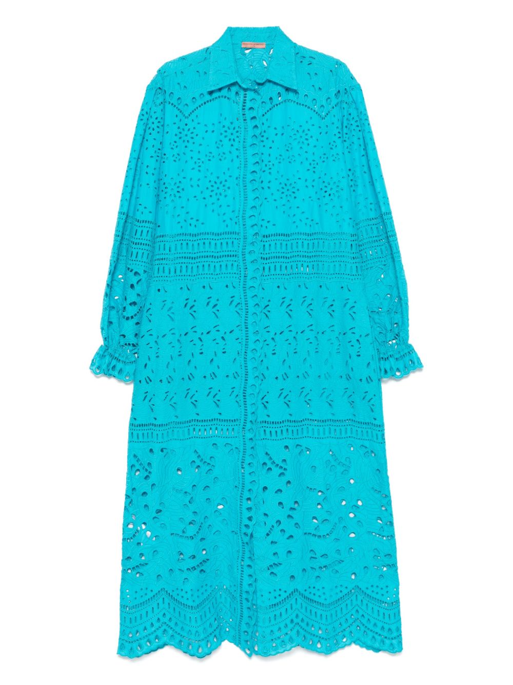Ermanno Scervino broderie anglaise midi dress - White