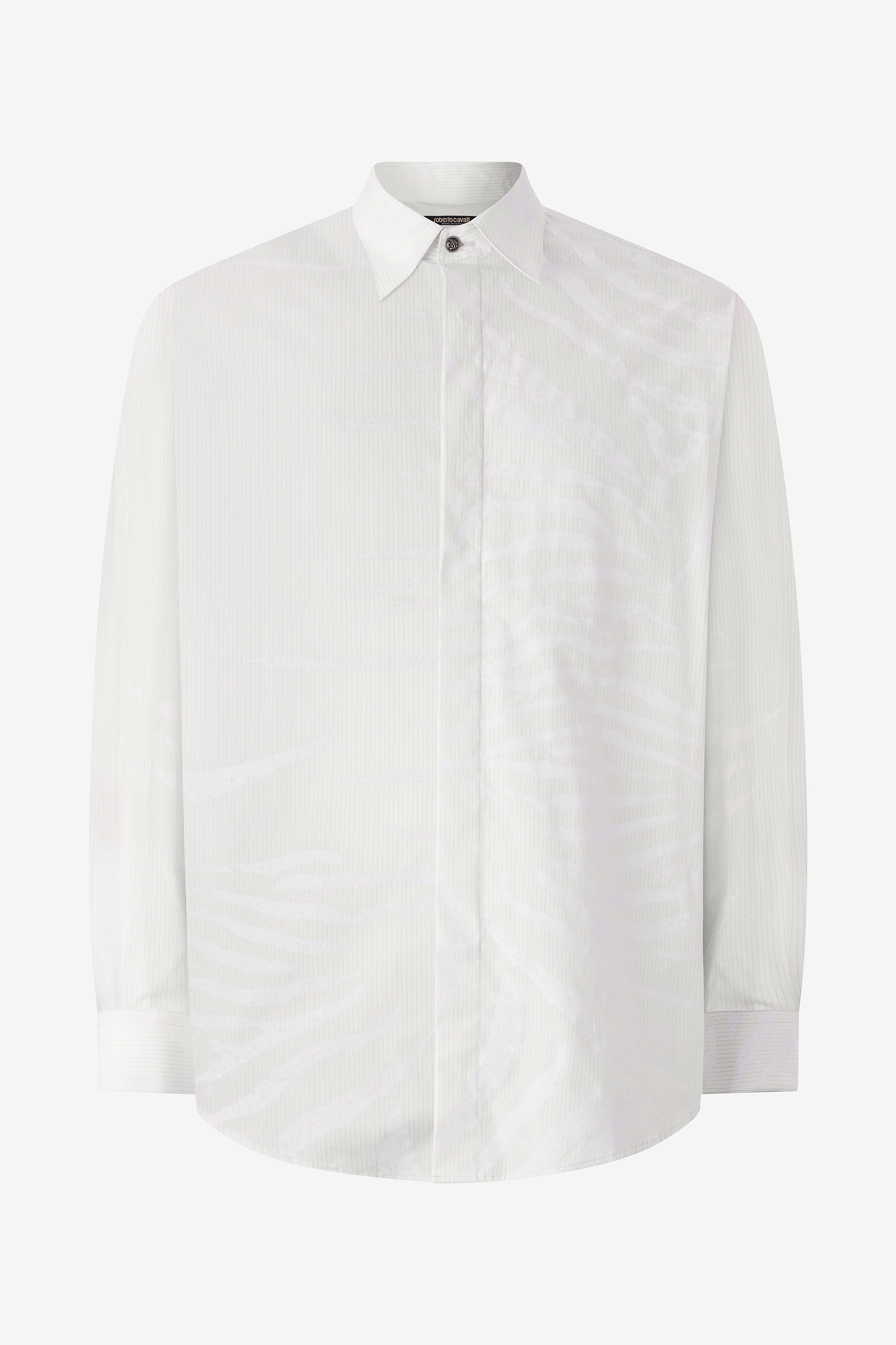 Silk Shirt With Tiger Skin Print