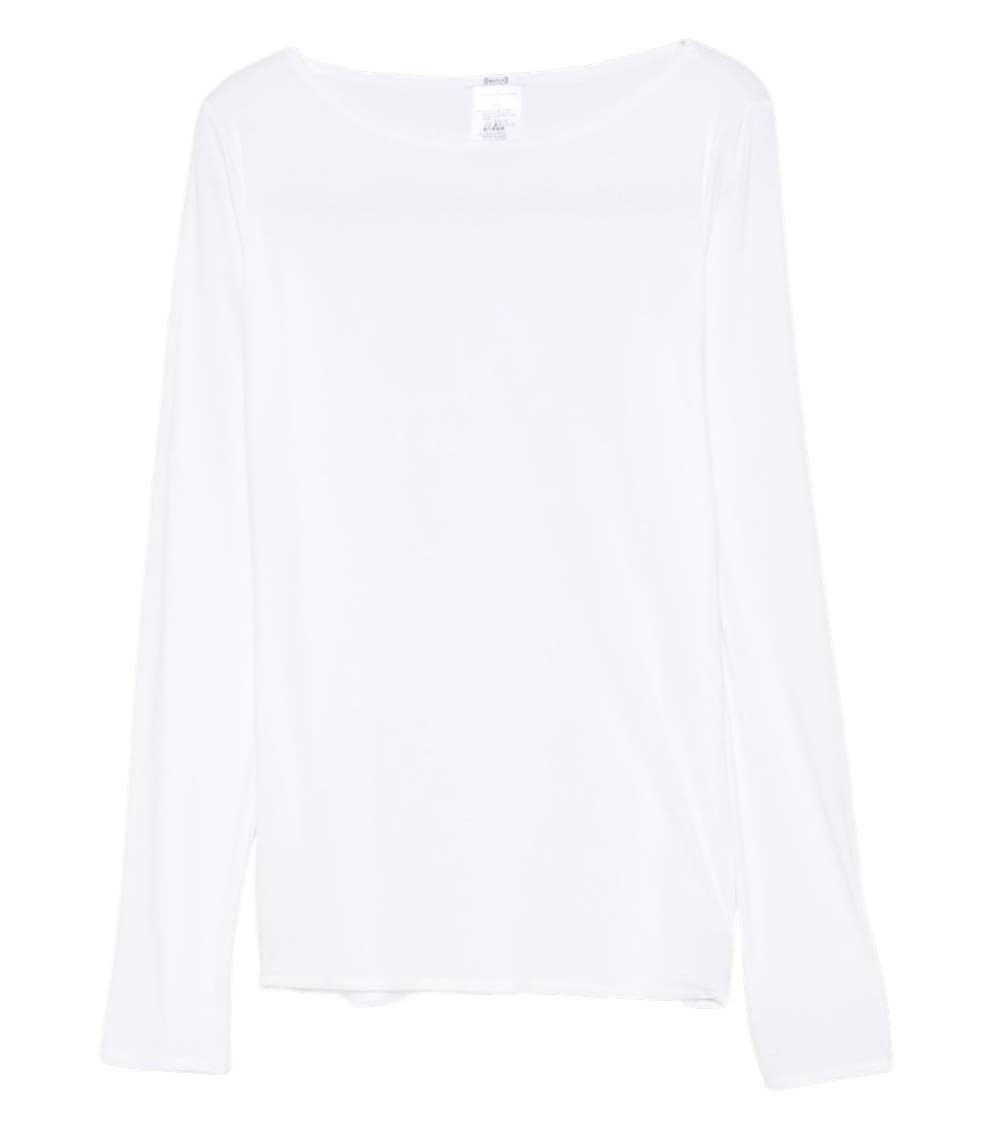 White Crew Neck Full Sleeves T-Shirt