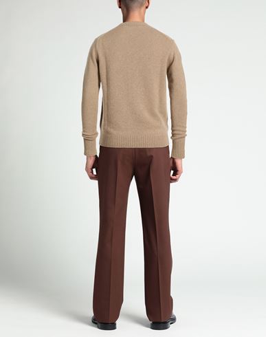 Man Sweater Light brown Size 36 Cashmere