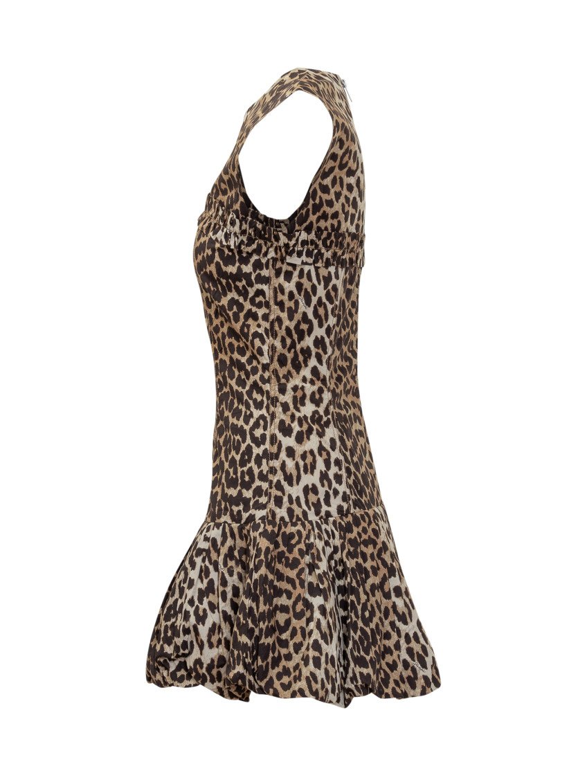 Leopard Corset Mini Dress