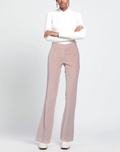 Woman Pants Light pink Size 10 Cotton, Viscose, Elastane