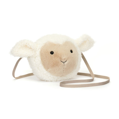 Bag Little Lamb White Stuffed Animal Soft & Plush Best Birthday Gift For Kids Easter Gift For All Ages Stuffed Animal Farmyard Plushie Cute