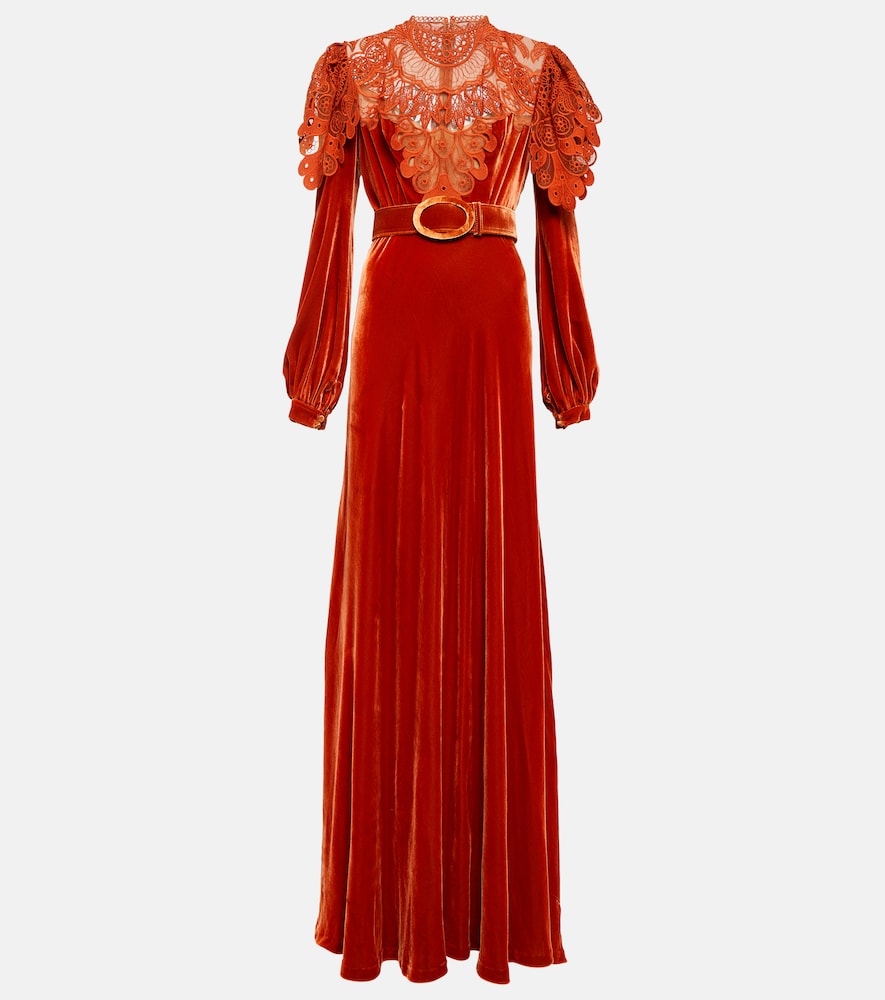 Velvet gown