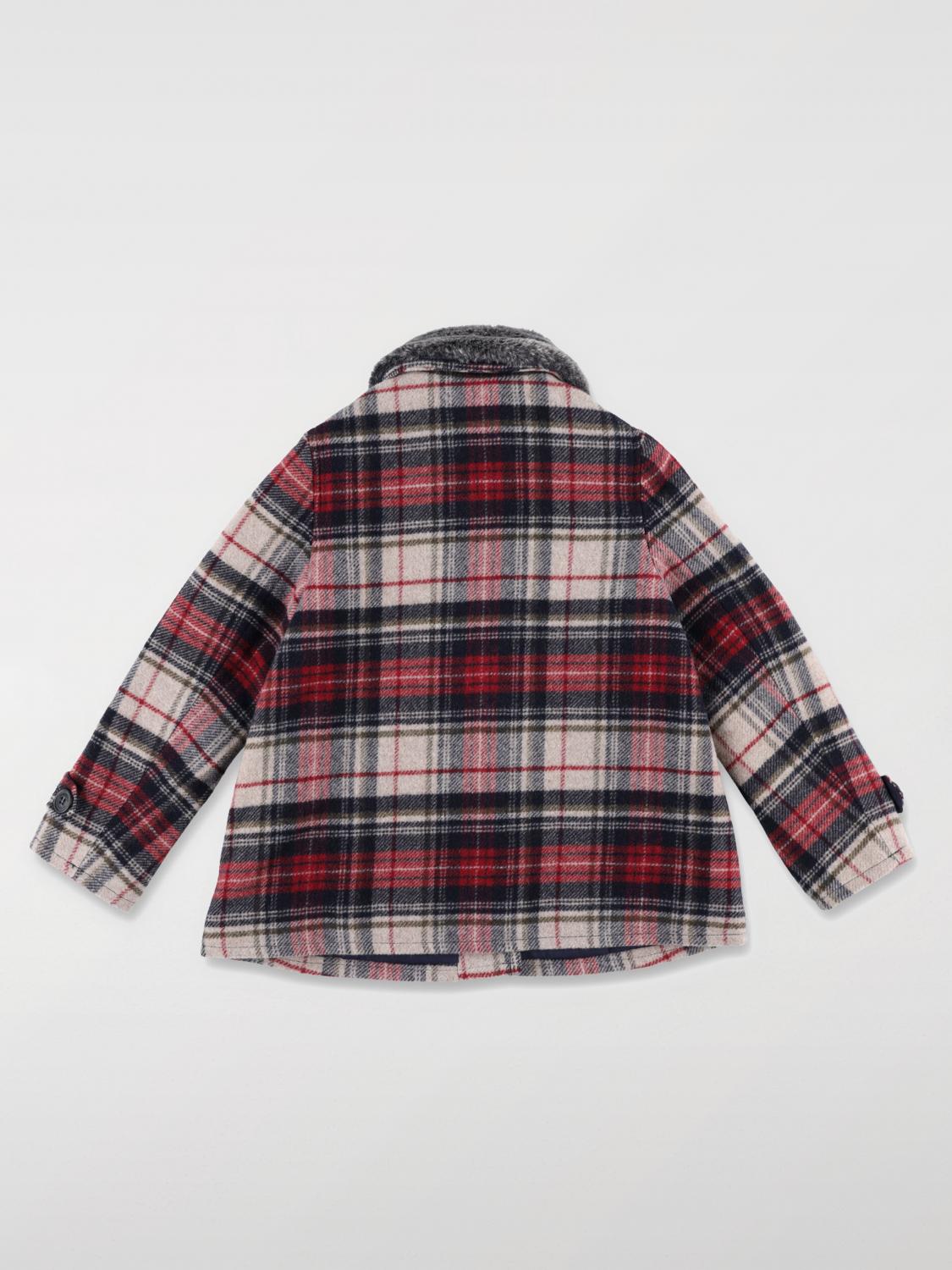 Coat Kids color Burgundy
