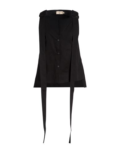 Maison Kitsuné Woman Tailored Vest Black Size 10 Cotton