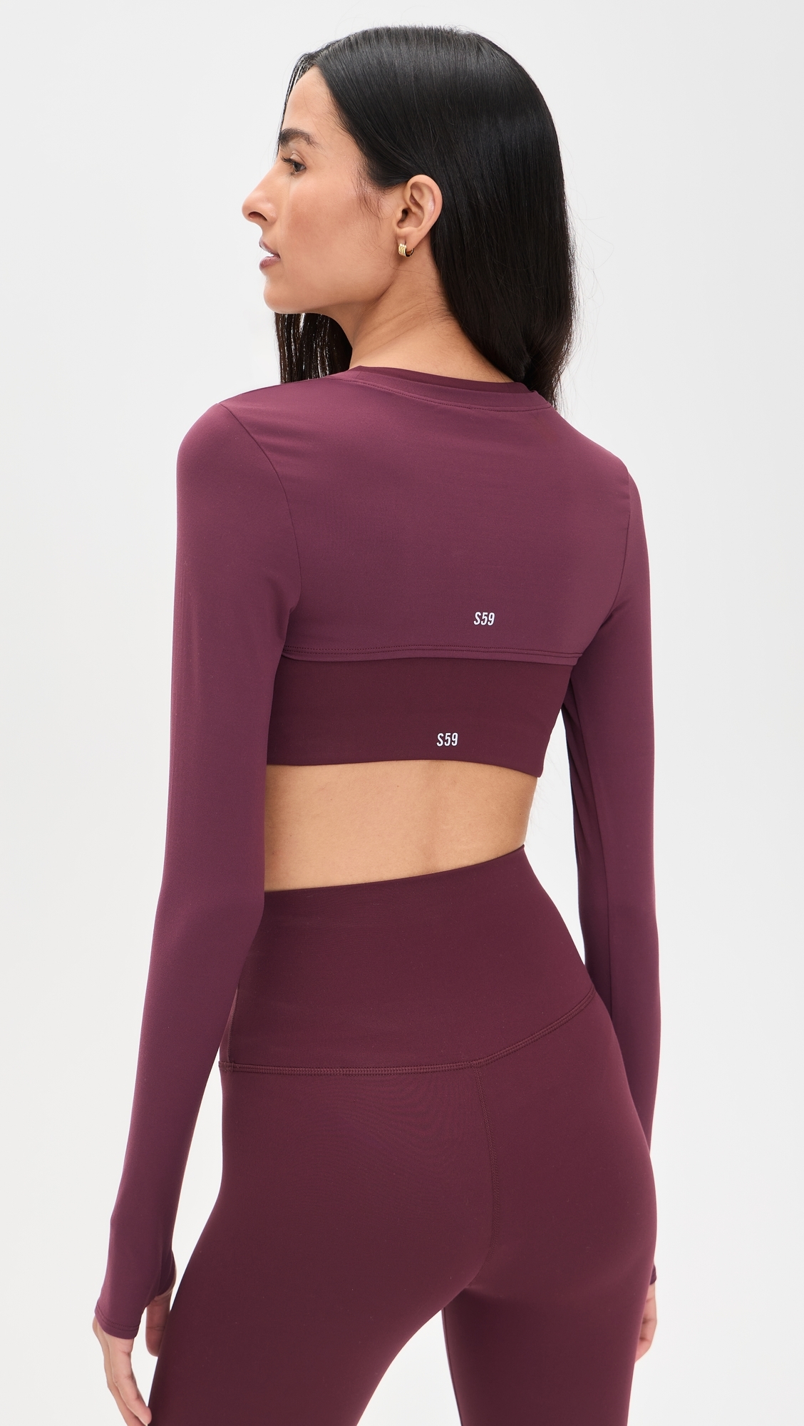 Amelia Airweight Lite Shrug Top DK CHERRY