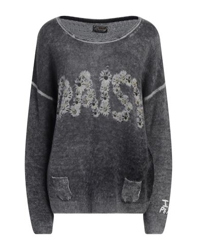 Princess Woman Sweater Charcoal Size 2 Wool, Cashmere