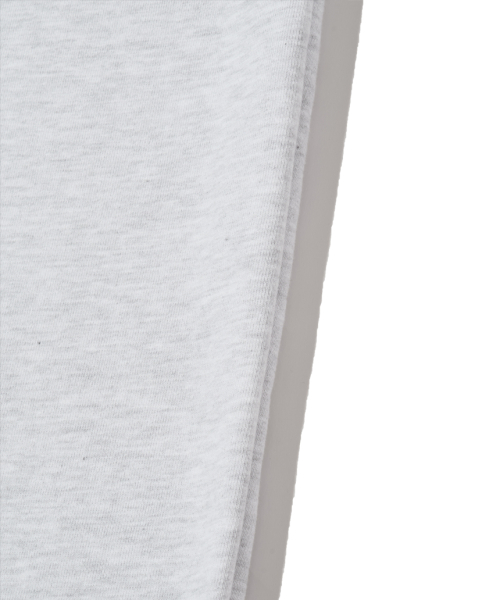 Lace Cross Print Sweatpants White Melange