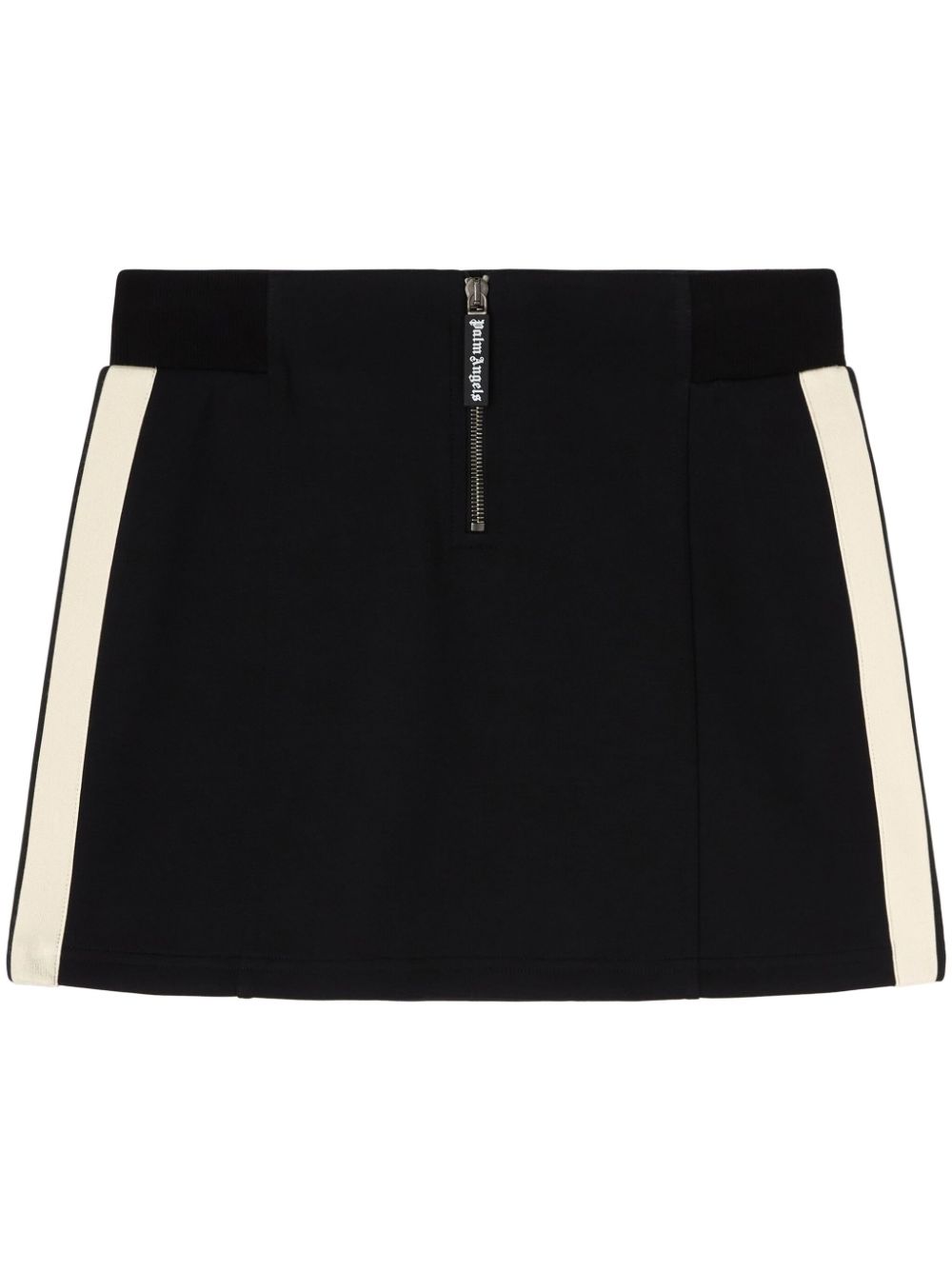 Side-stripe mini skirt - Black
