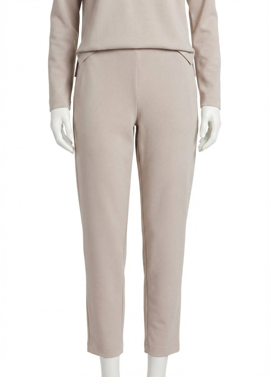 Barrel Leg Pant In French Grey